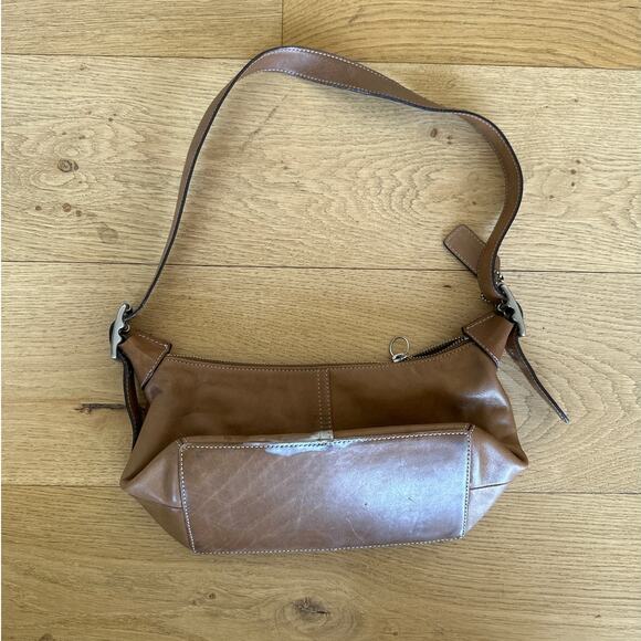 Coach - Demi Hobo Leather Bag in Brown - Picture 3 of 5